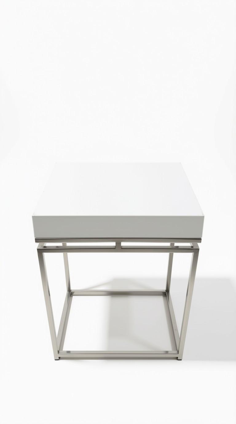 White and Silver Plinth - Large - Thumbnail 4