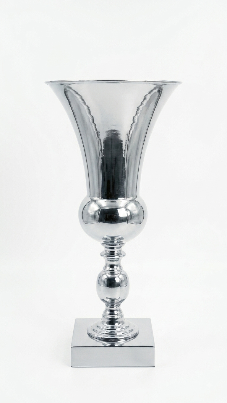 Silver Flower Vase