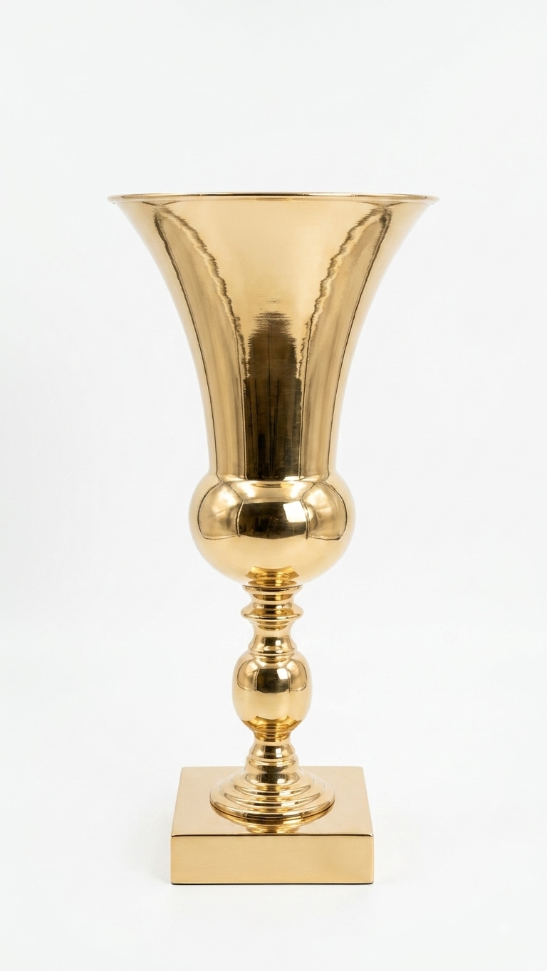 Gold Flower Vase