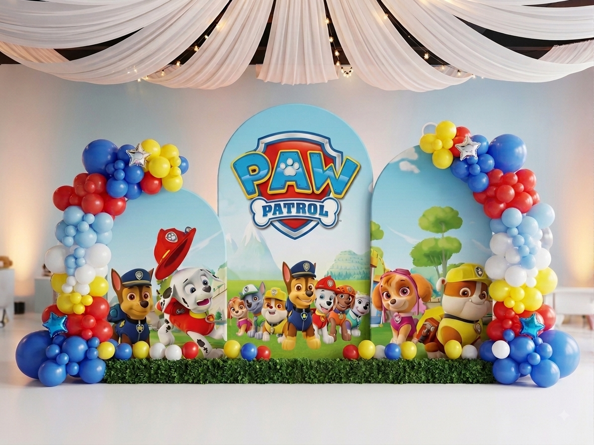 Paw Patrol Arch Backdrop Set - Thumbnail 2