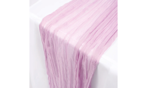 Cheesecloth Table Runner - Lavender - Thumbnail 2
