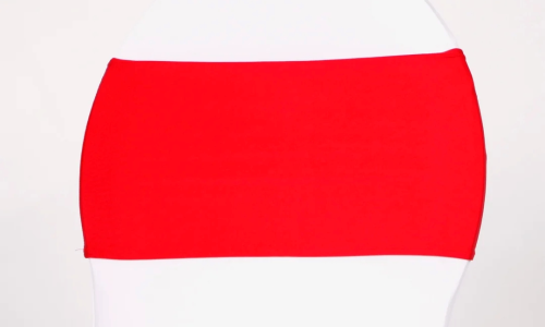 Lycra Chair Band W/Slider - Red