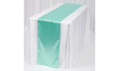 Table Runner - Satin - Mint