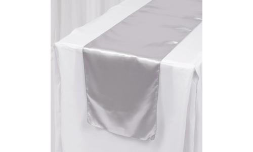 Table Runner - Satin - Silver - Thumbnail 2