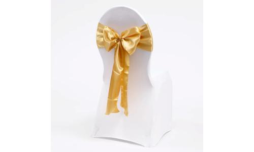 Chair Sash - Satin - Gold