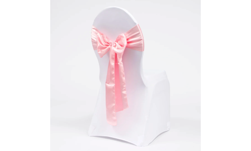 Chair Sash - Satin - Light Pink - Thumbnail 2