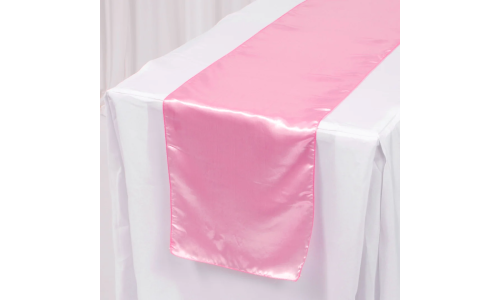 Table Runner - Satin - Light Pink - Thumbnail 2