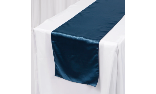 Table Runner - Satin - Navy - Thumbnail 2