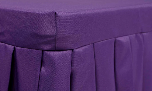 Table fitted sheet - Purple - Thumbnail 3